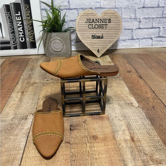 Free People San Marino Leather Slip-on Flats - Picture 4 of 12